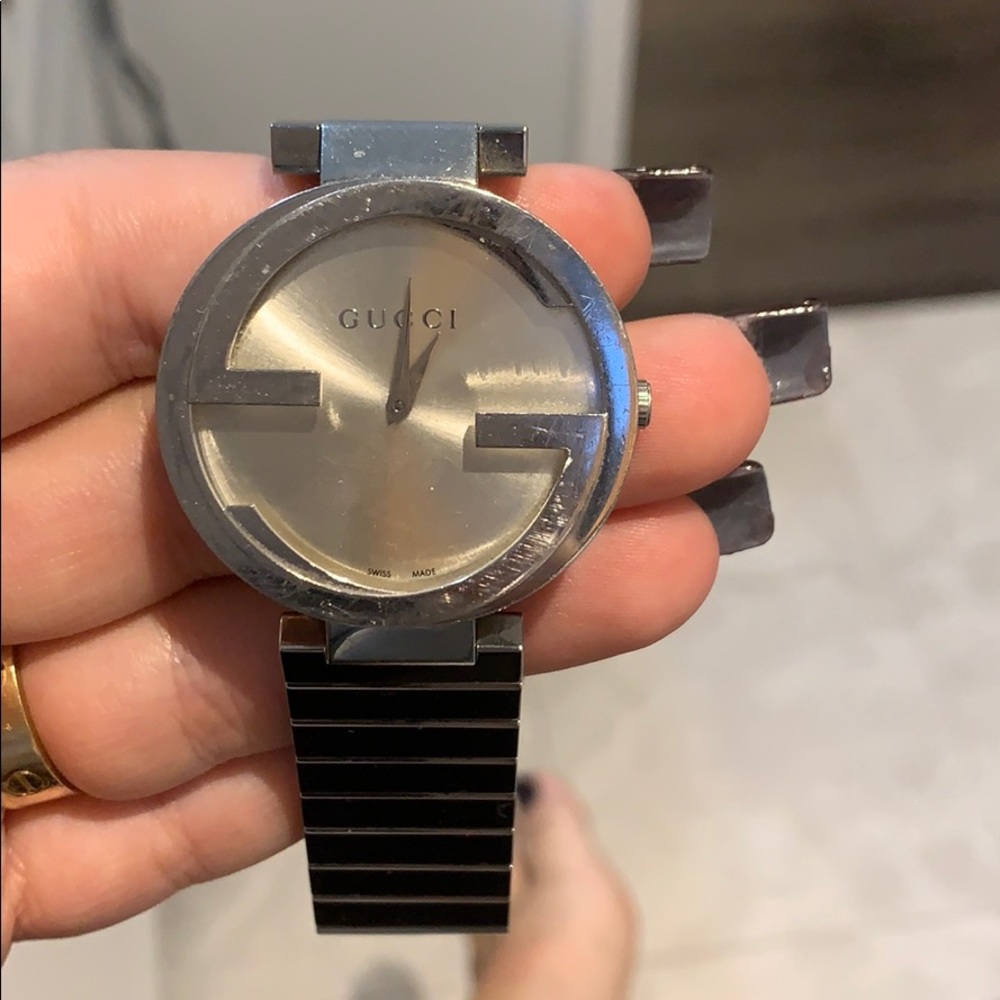 Gucci silver watch